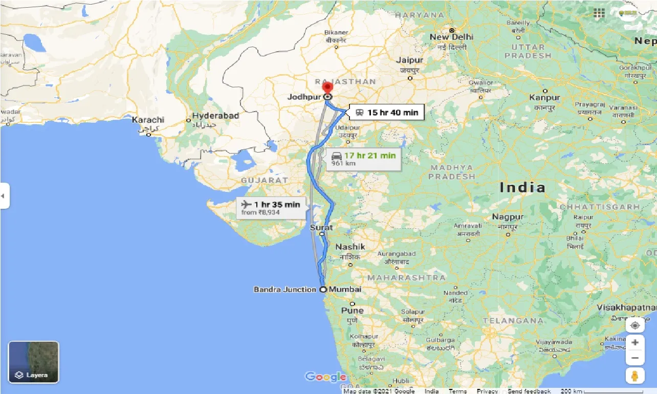 mumbai-to-jodhpur-one-way