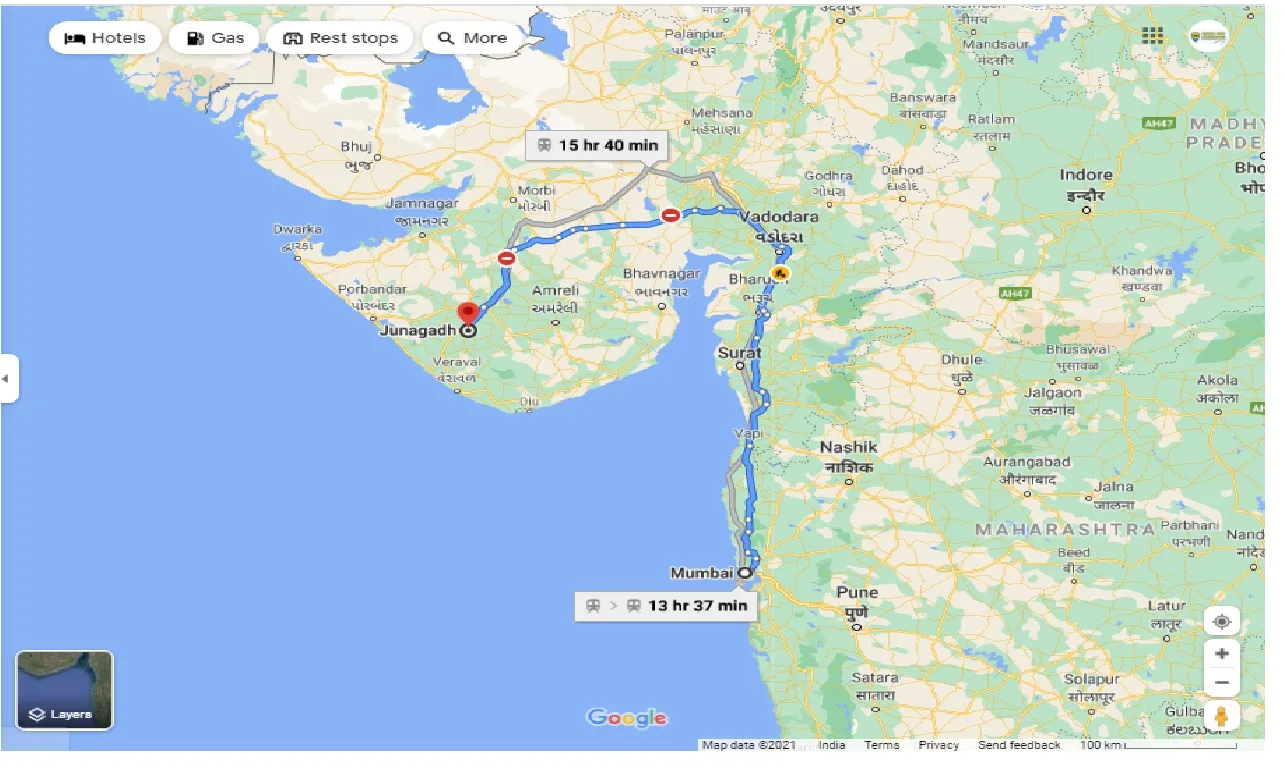 mumbai-to-junagadh-one-way