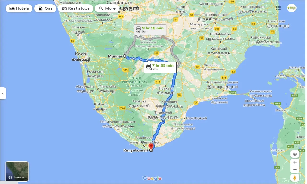 munnar-to-kanyakumari-round-trip