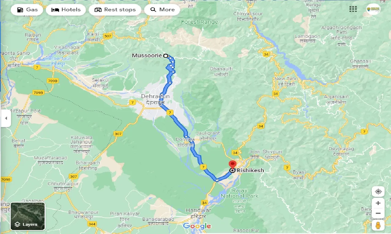 mussoorie-to-rishikesh-one-way