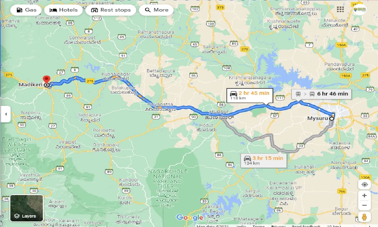 mysore-to-coorg-one-way