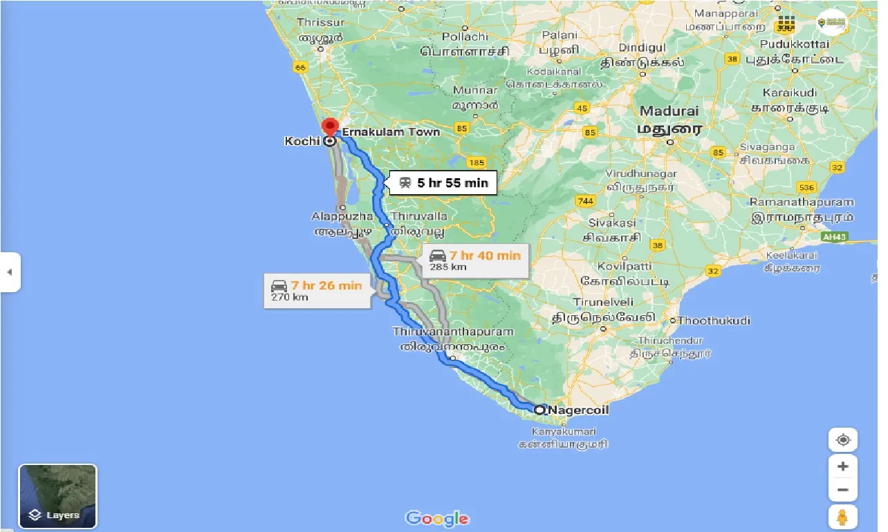 nagercoil-to-ernakulam-one-way