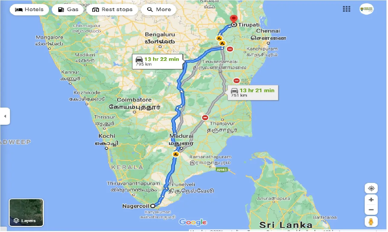 nagercoil-to-tirupati-outstation