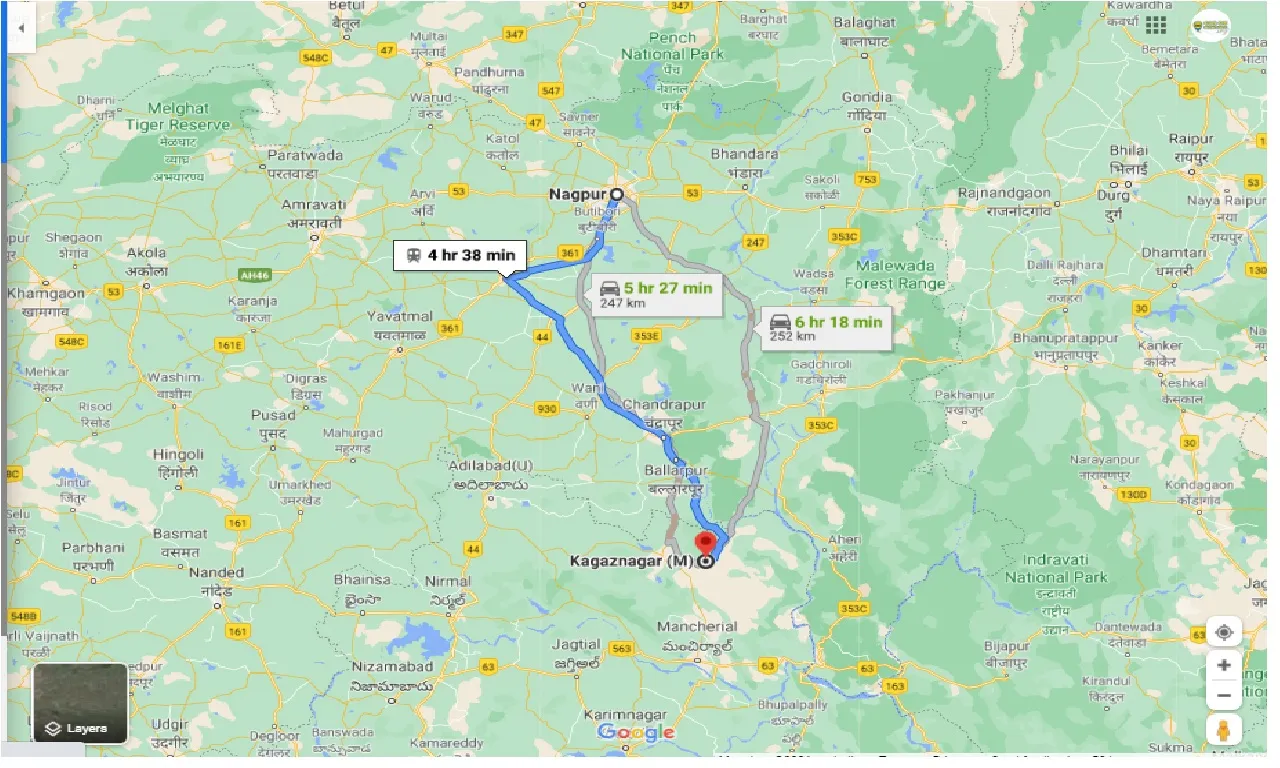 nagpur-to-kagaznagar-round-trip