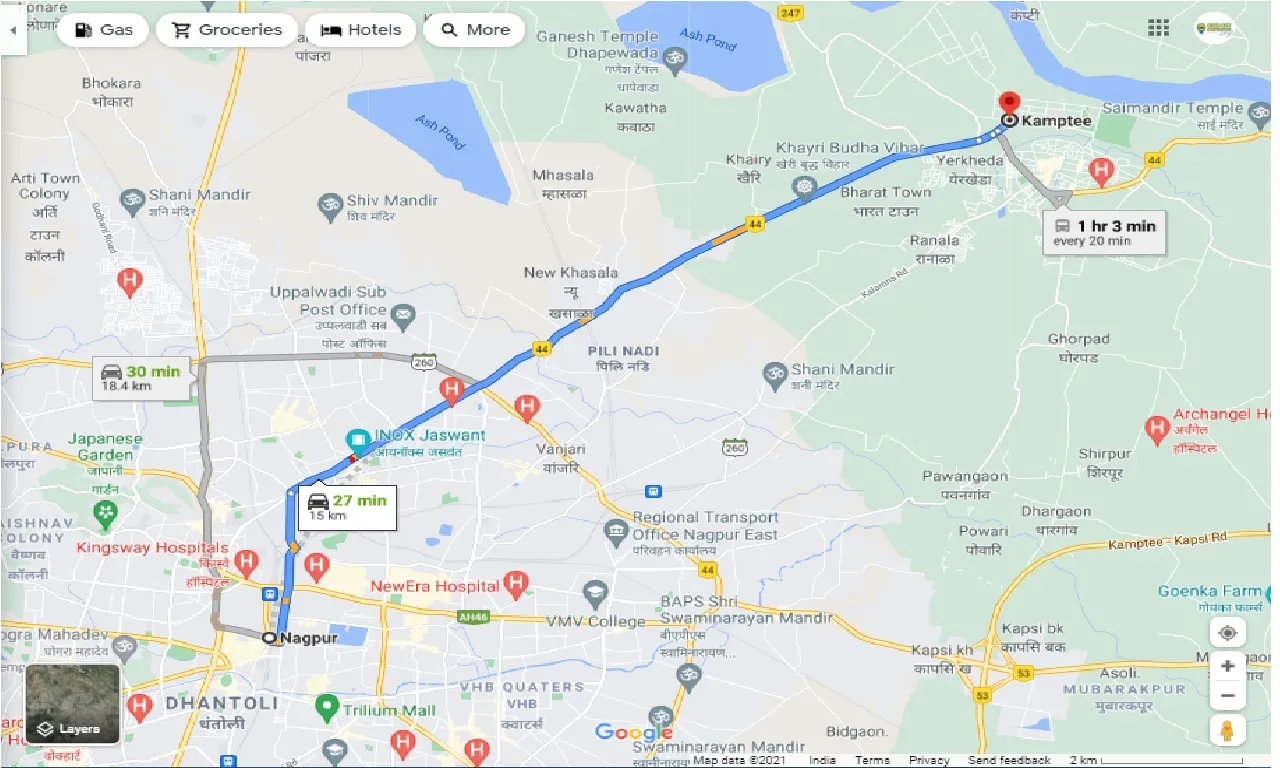 nagpur-to-kamptee-round-trip