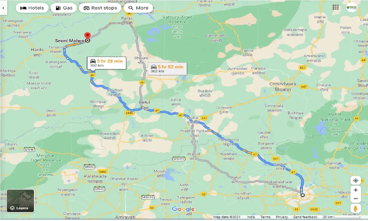 nagpur-to-seoni-malwa-round-trip