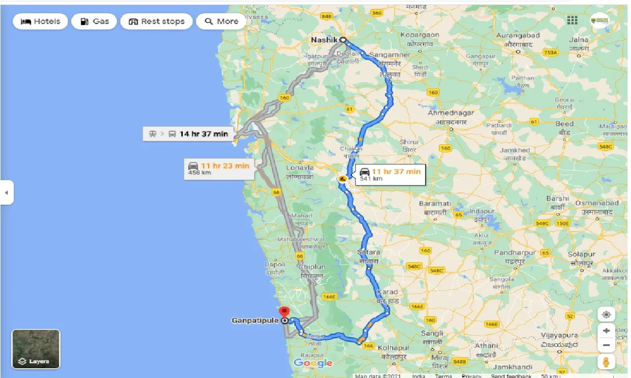 nashik-to-ganpatipule-round-trip