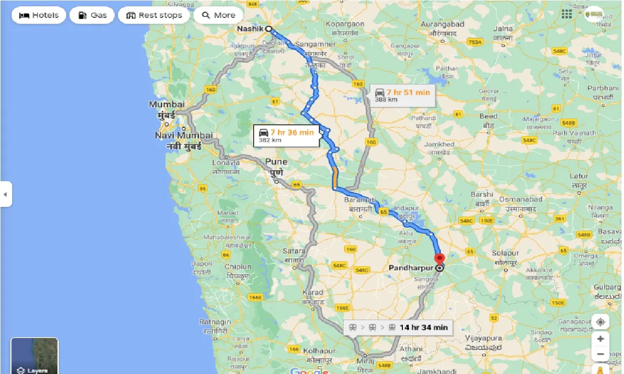 nashik-to-pandharpur-one-way