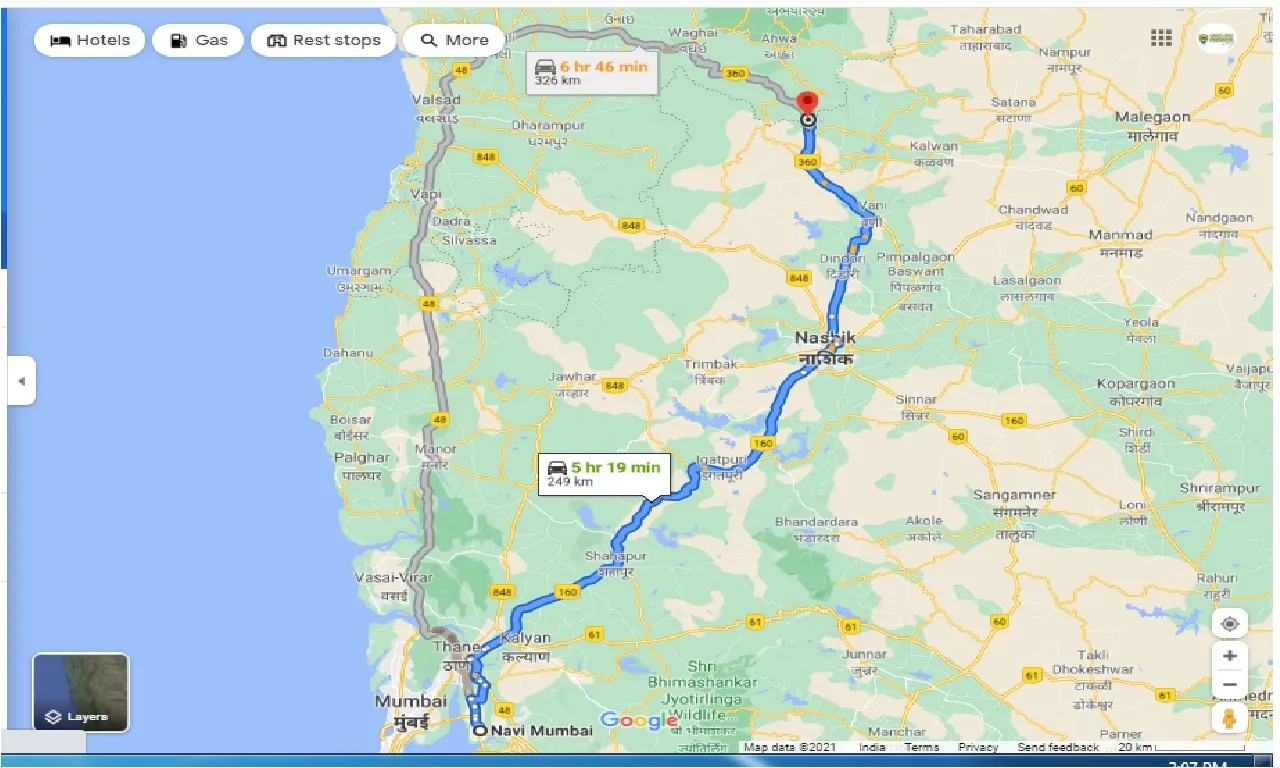 navi-mumbai-to-saputara-round-trip