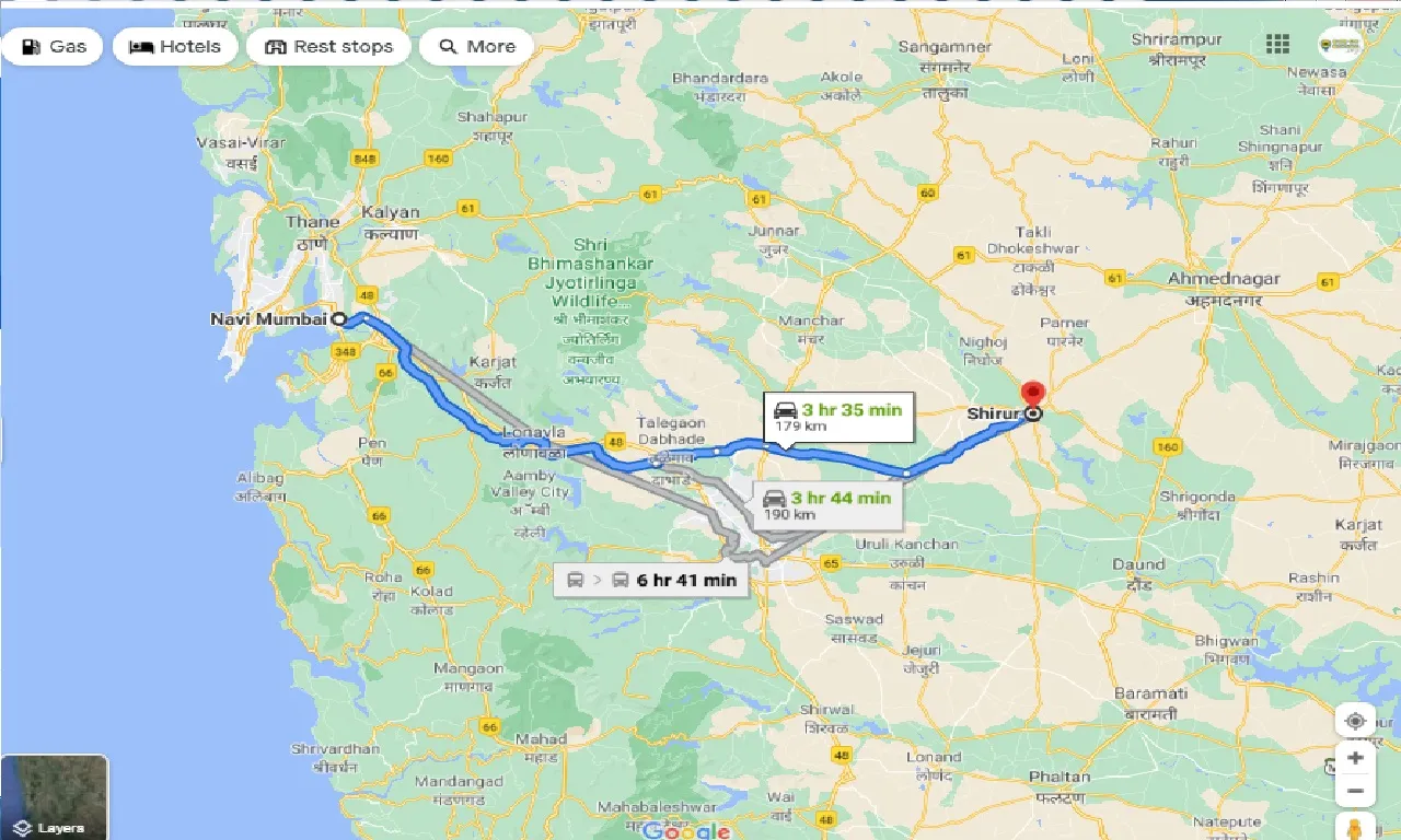 navi-mumbai-to-shirur-round-trip