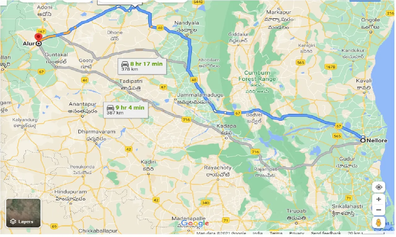 nellore-to-alur-taxi