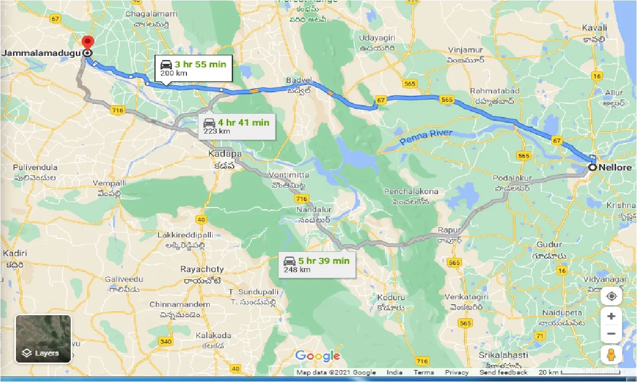 nellore-to-jammalamadugu-one-way