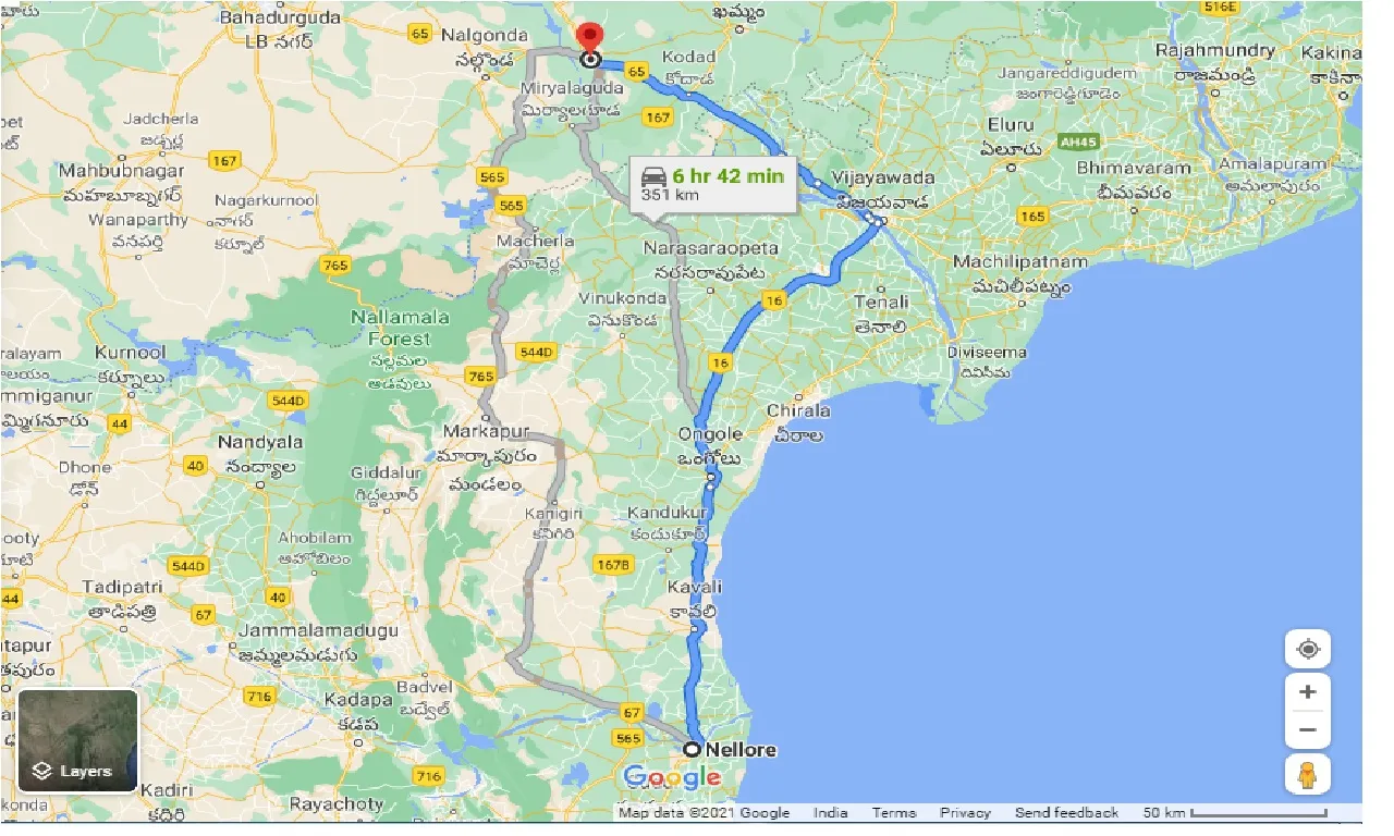 nellore-to-suryapet-one-way