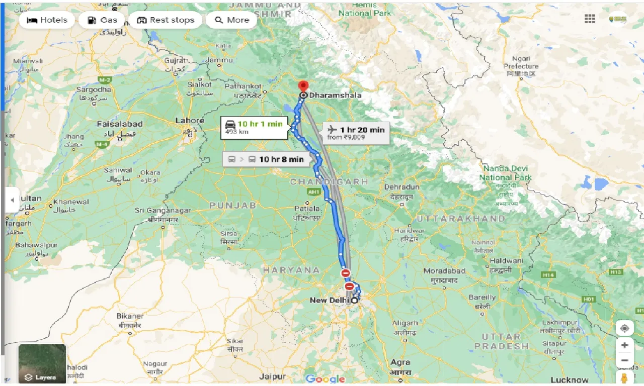 new-delhi-to-dharamsala-round-trip