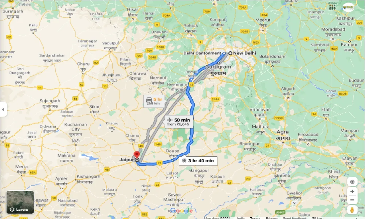 new-delhi-to-jaipur-round-trip