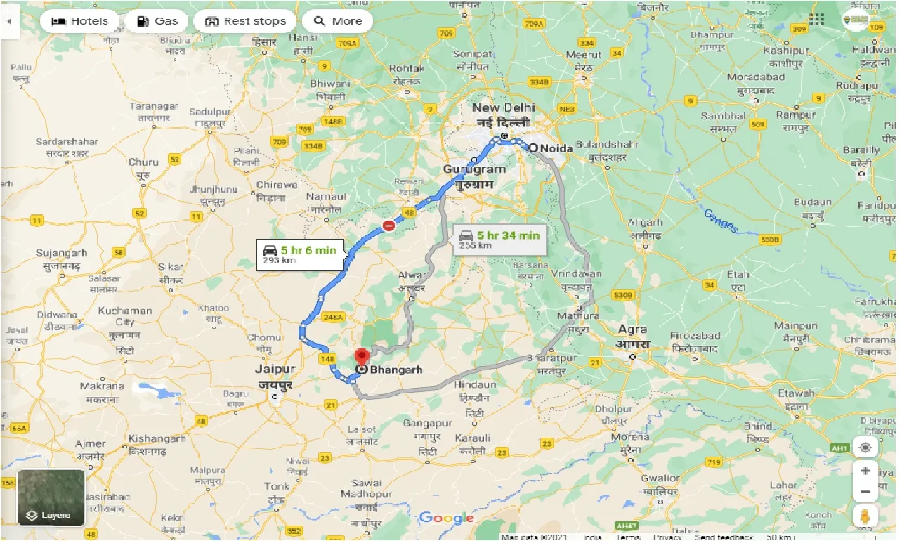 noida-to-bhangarh-round-trip