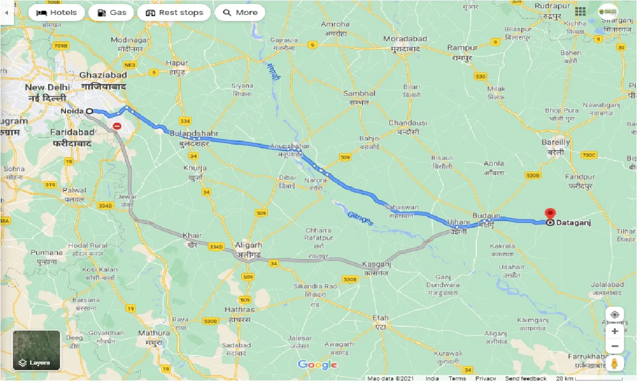 noida-to-dataganj-round-trip