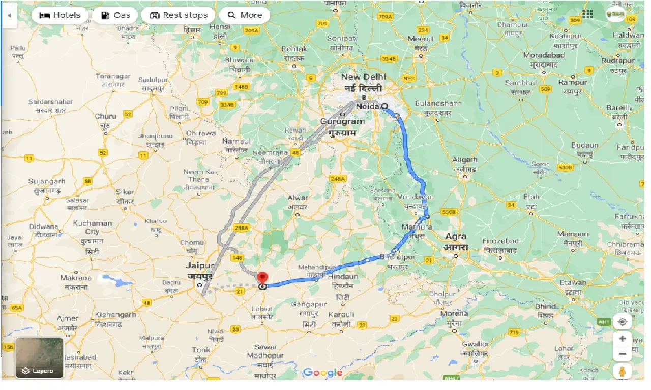 noida-to-dausa-one-way