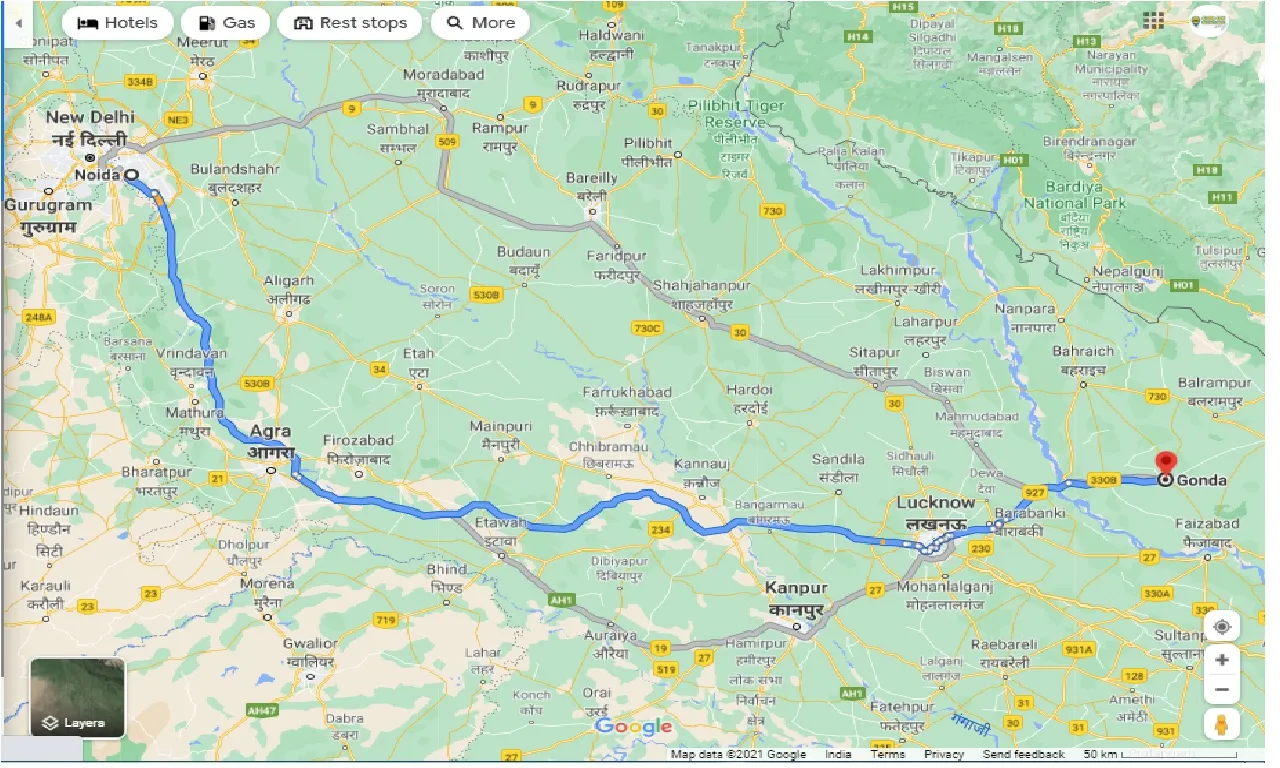 noida-to-gonda-one-way