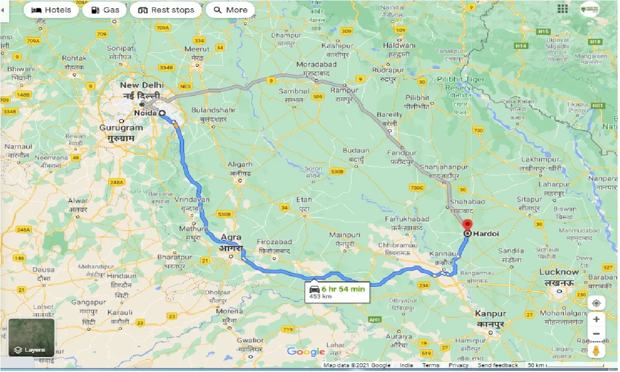 noida-to-hardoi-round-trip