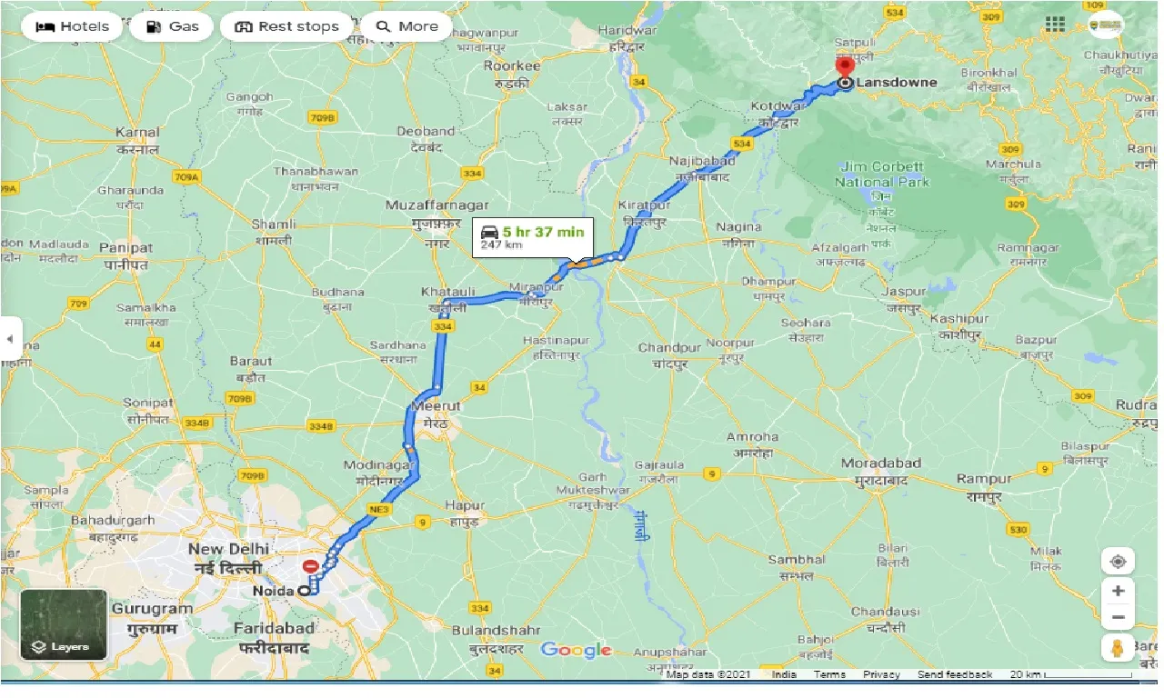 noida-to-lansdowne-round-trip