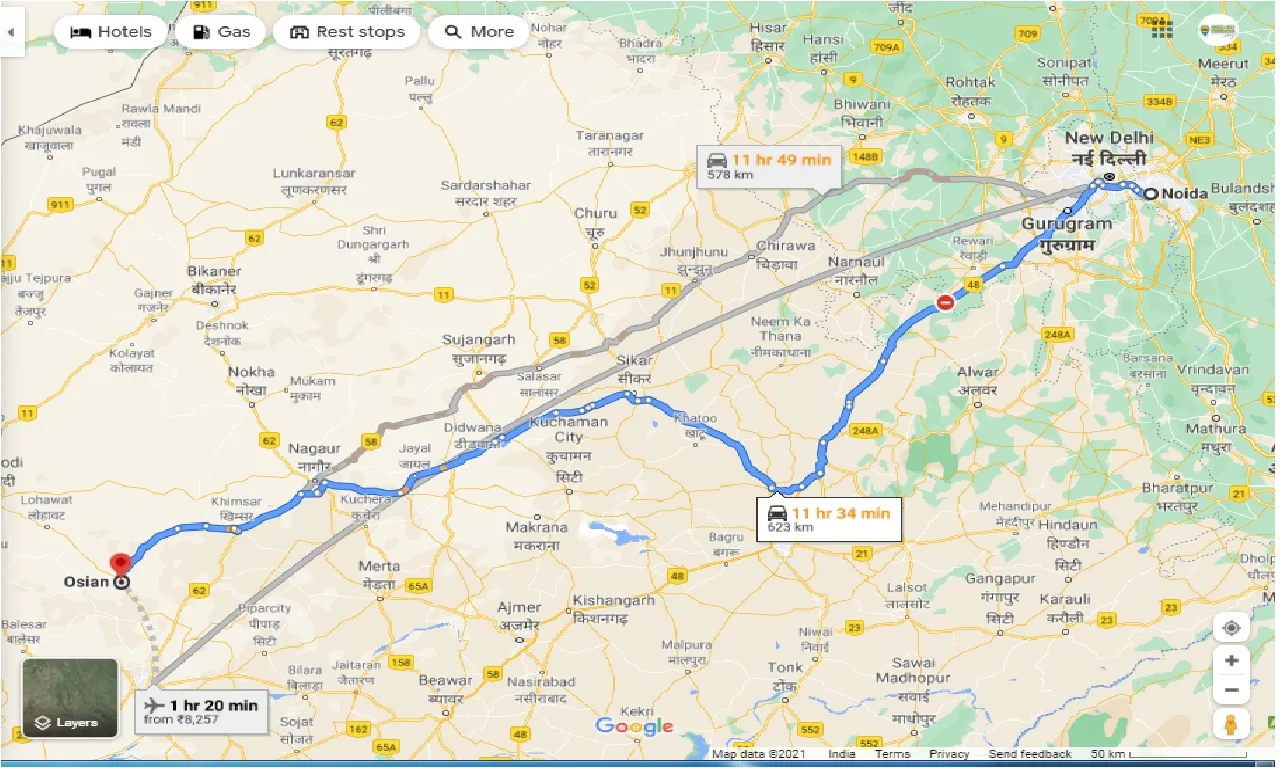 noida-to-osian-round-trip