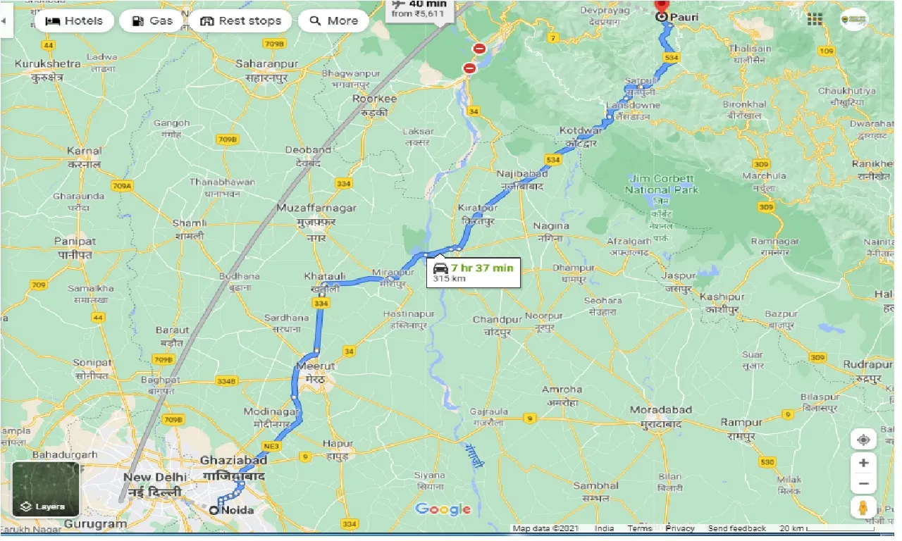 noida-to-pauri-round-trip