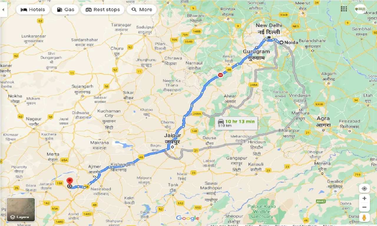 noida-to-ratangarh-round-trip