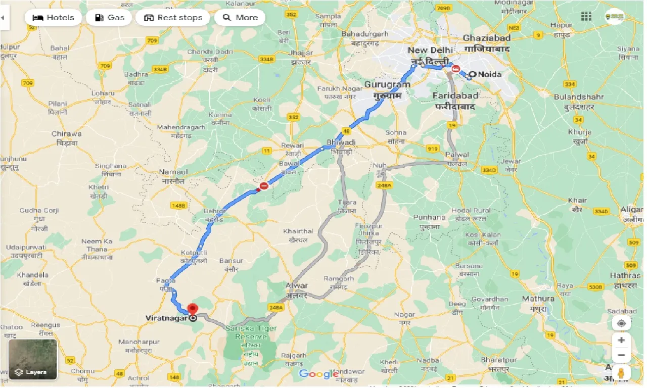 noida-to-viratnagar-round-trip