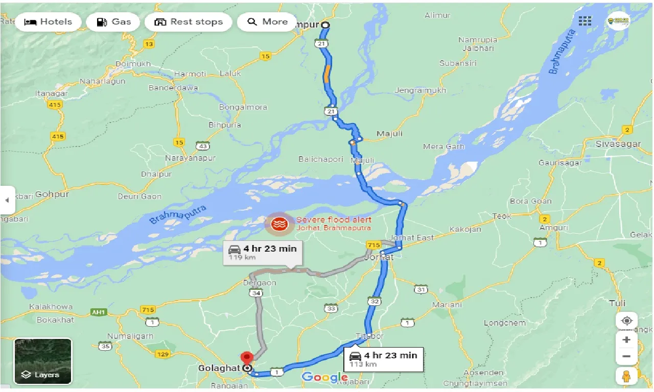 north-lakhimpur-to-golaghat-one-way