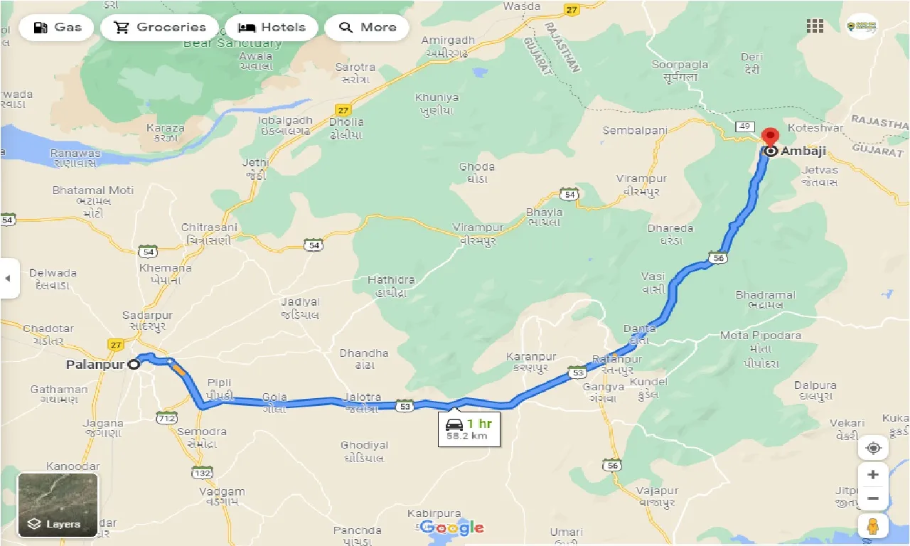 palanpur-to-ambaji-round-trip