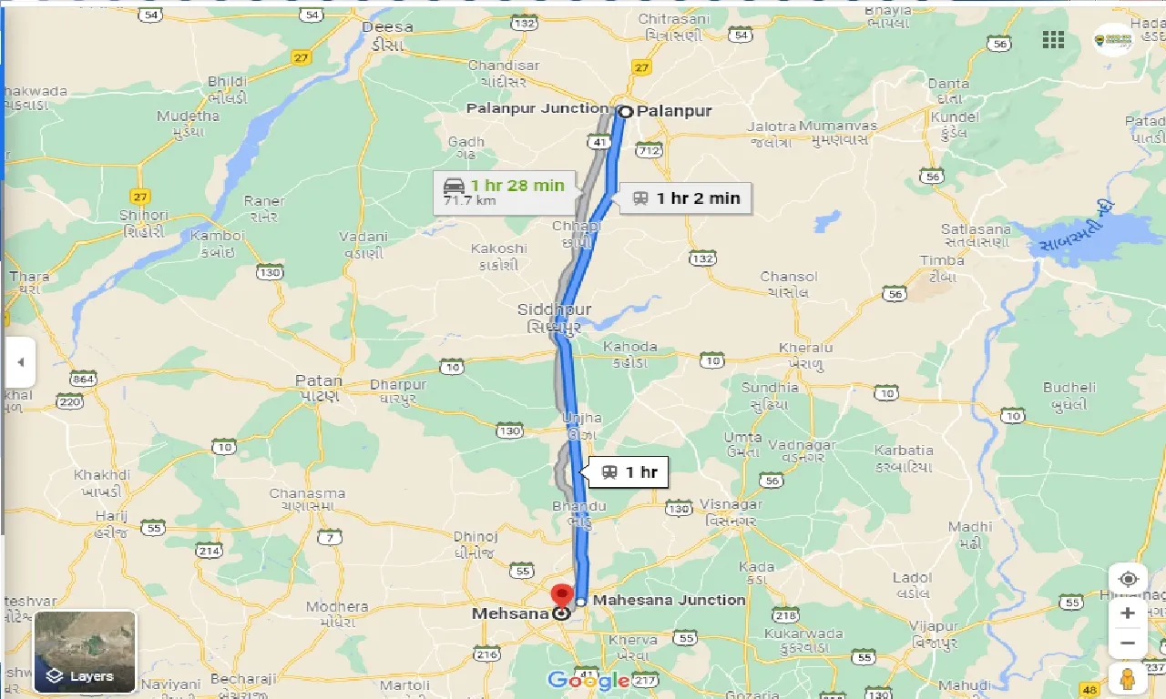 palanpur-to-mehsana-round-trip