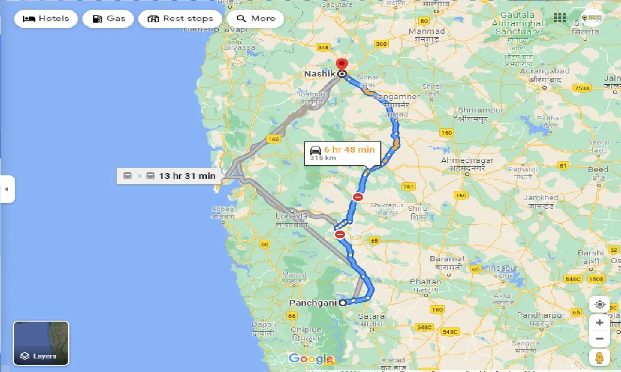 panchgani-to-nasik-one-way