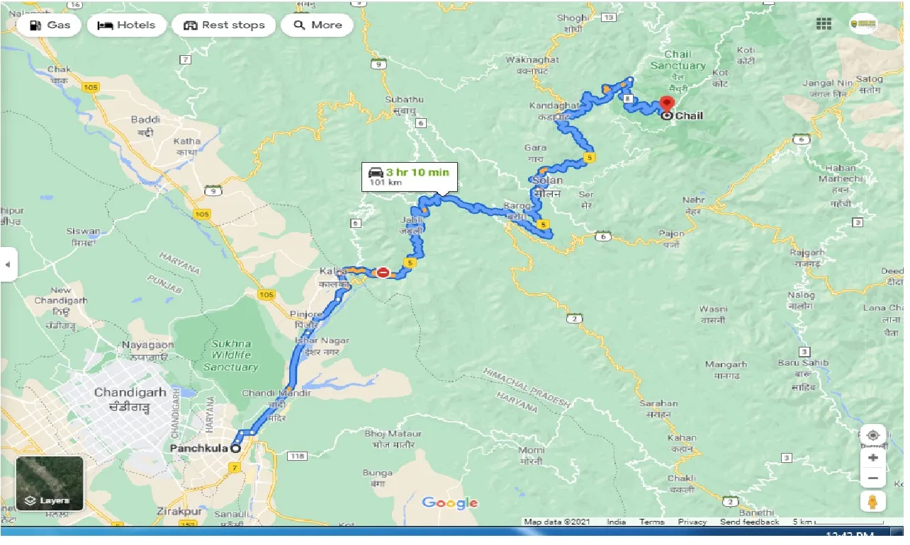 panchkula-to-chail-round-trip