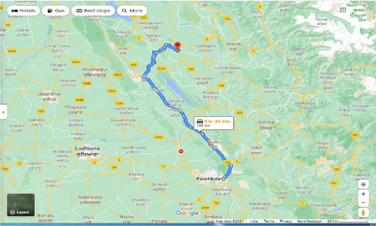 panchkula-to-hamirpur-round-trip