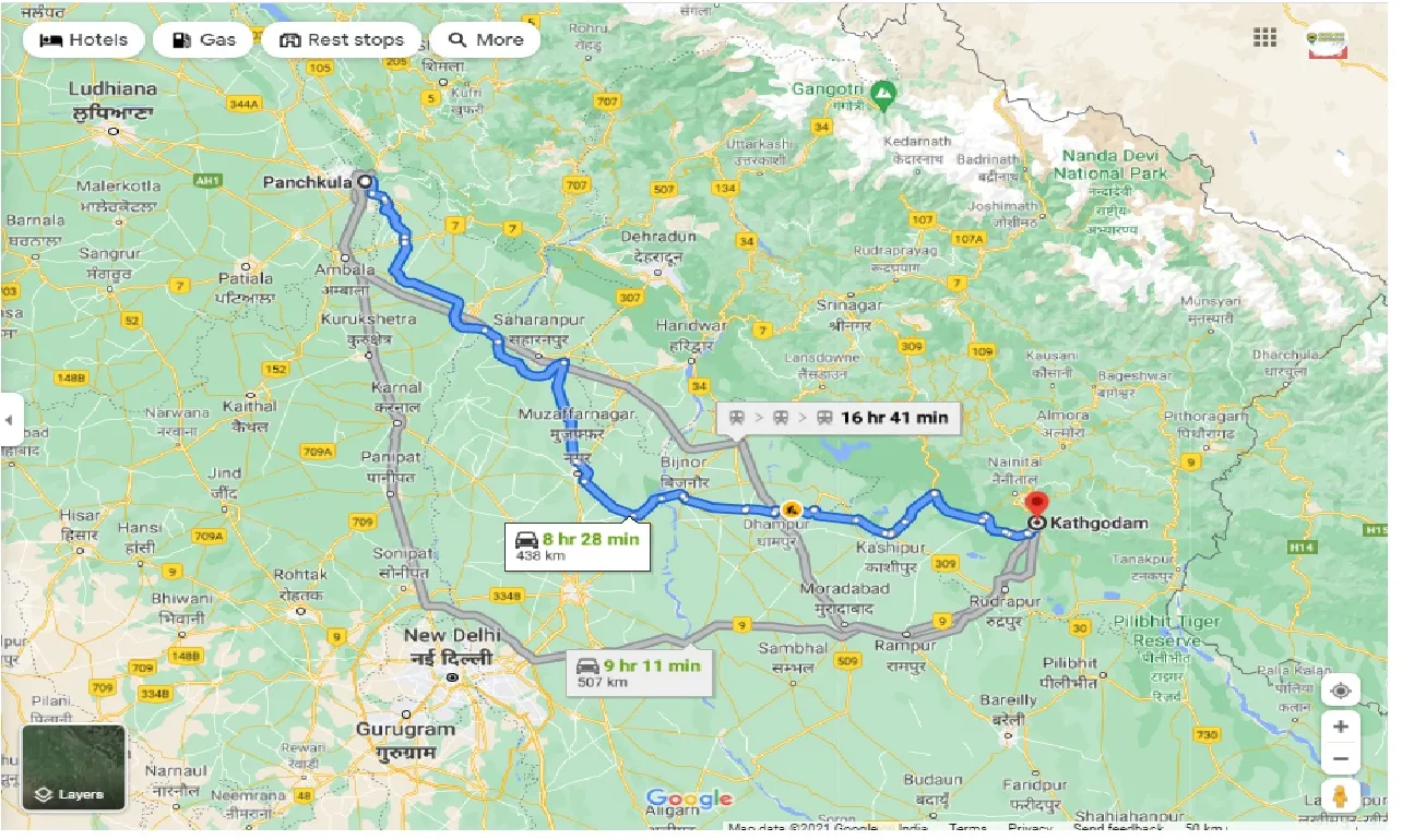 panchkula-to-kathgodam-one-way