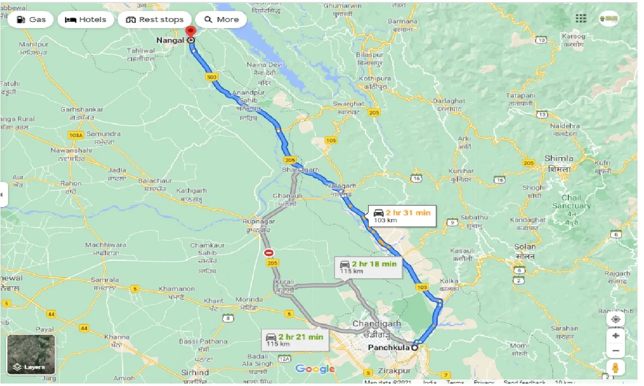 panchkula-to-nangal-one-way