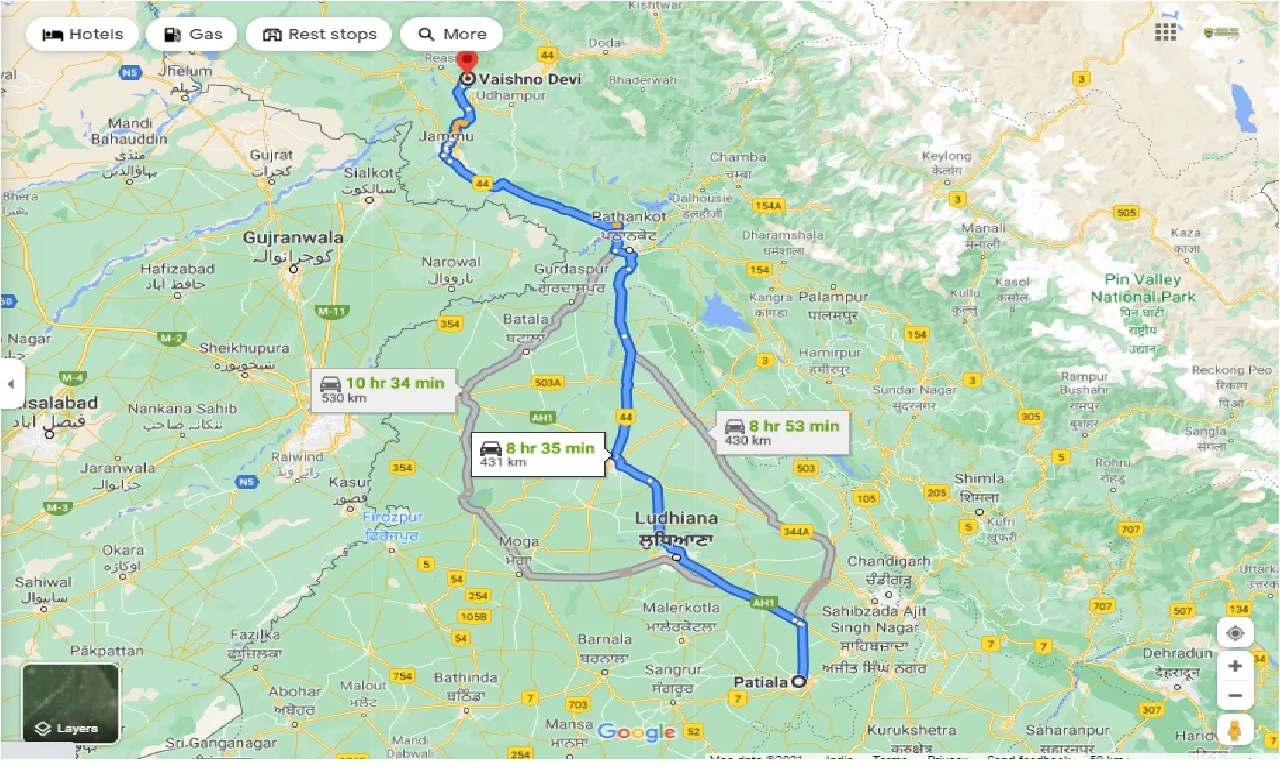 patiala-to-vaishno-devi-temple-one-way