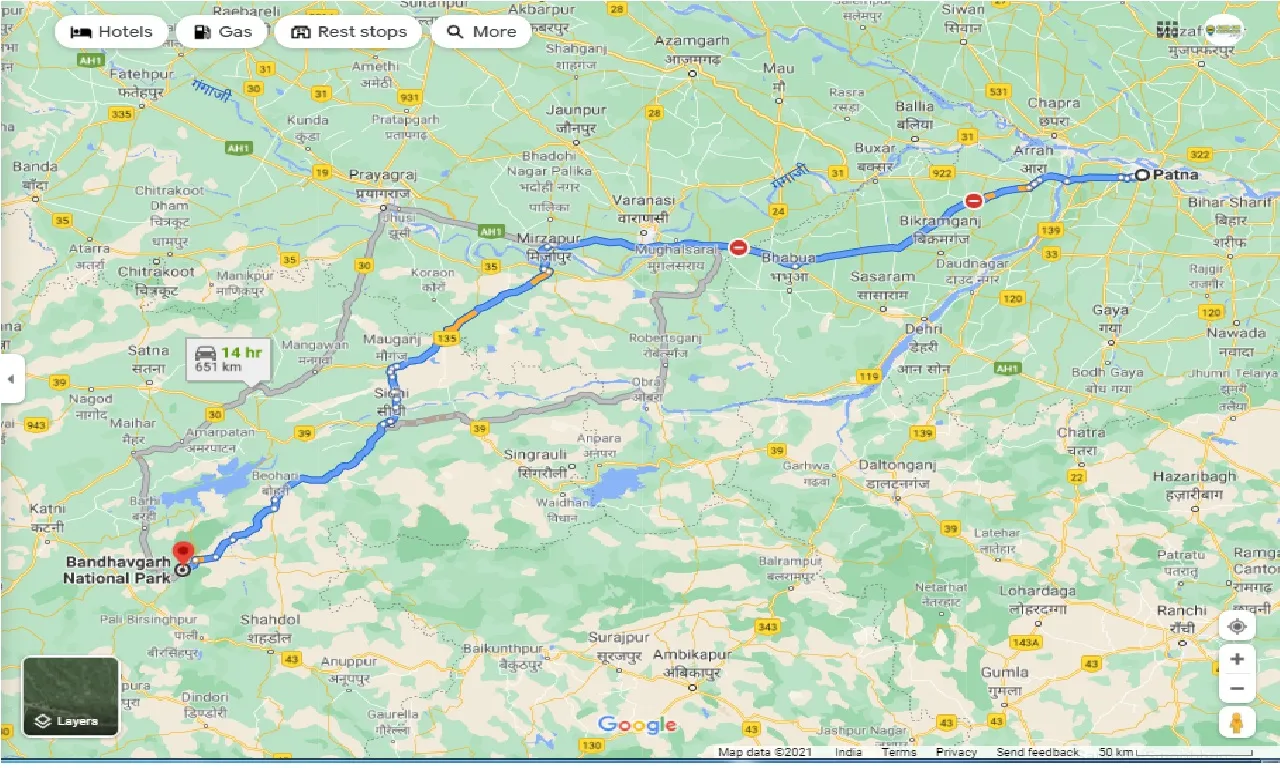 patna-to-bandhavgarh-national-park-round-trip