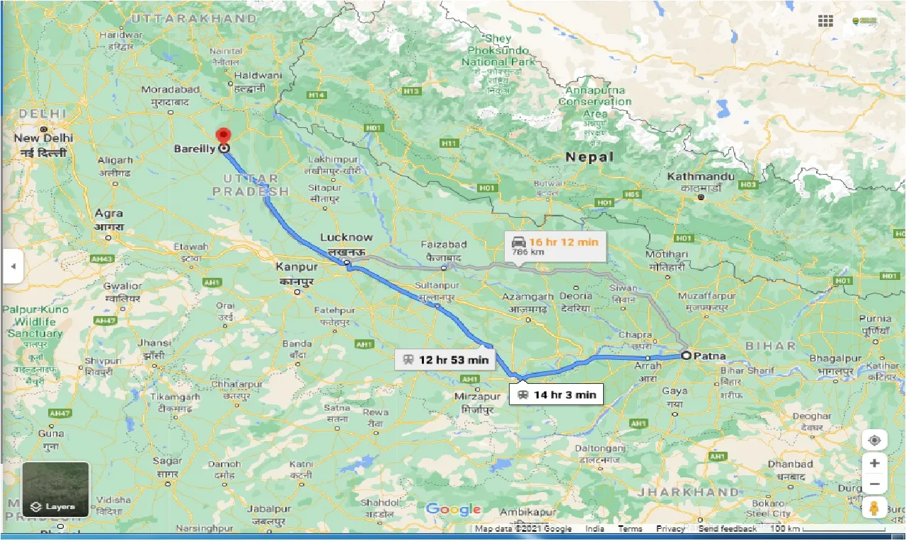 patna-to-bareilly-round-trip