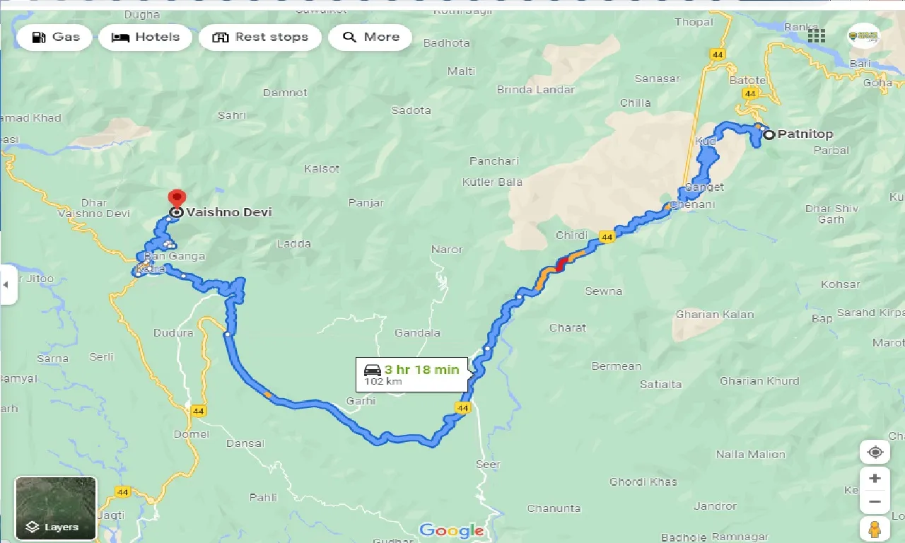 patnitop-to-vaishno-devi-round-trip