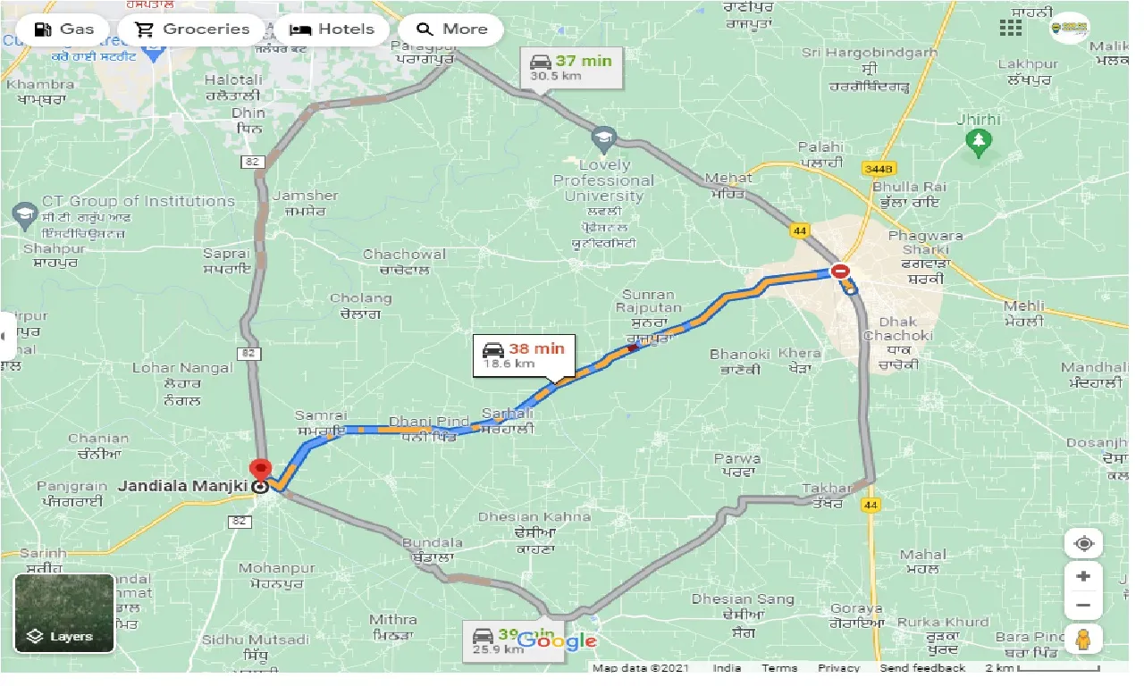 phagwara-to-jandiala-round-trip