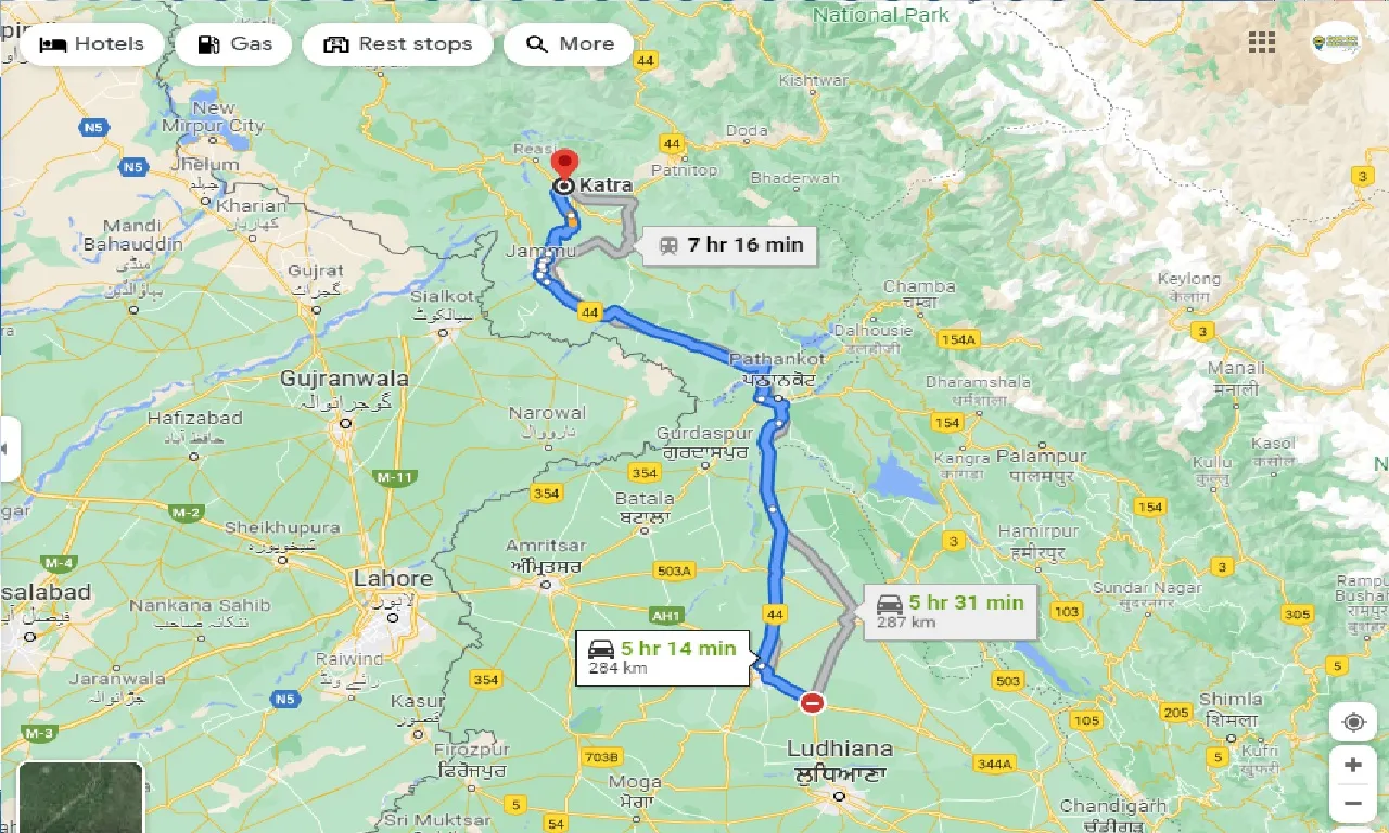 phagwara-to-katra-round-trip