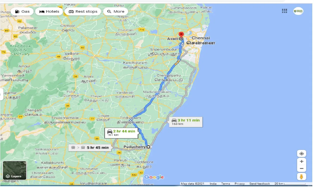 pondicherry-to-avadi-one-way