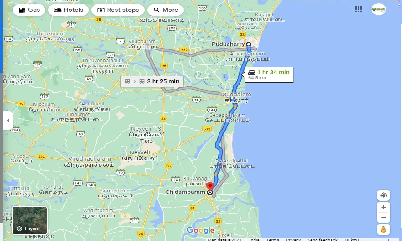 pondicherry-to-chidambaram-one-way