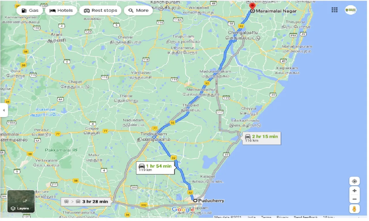 pondicherry-to-maraimalainagar-round-trip