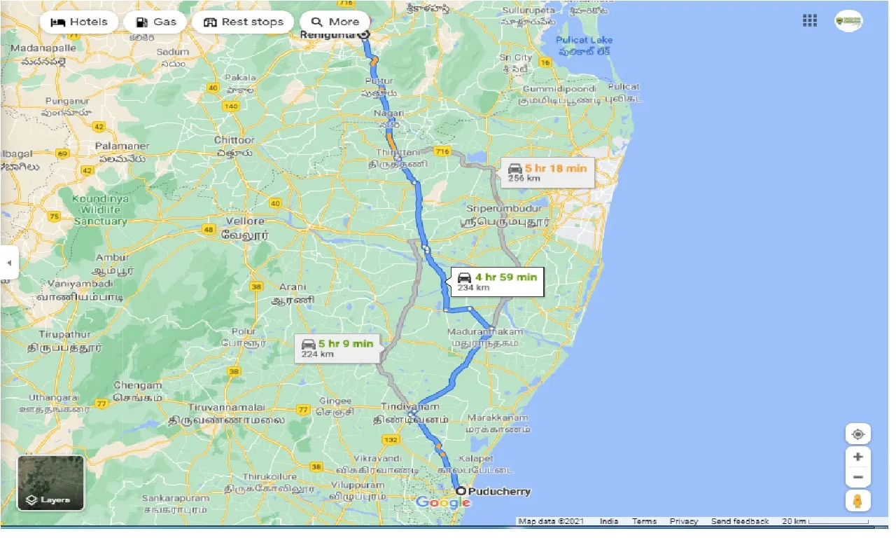 pondicherry-to-renigunta-round-trip