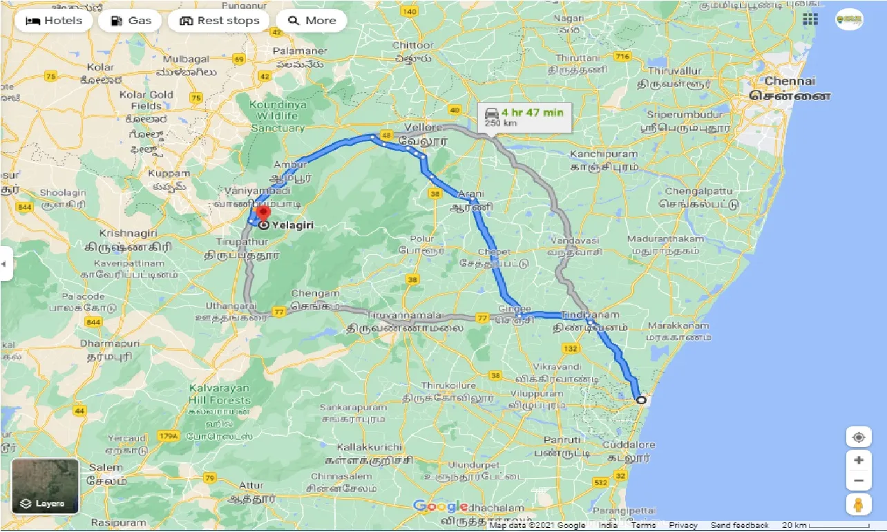 pondicherry-to-yelagiri-round-trip