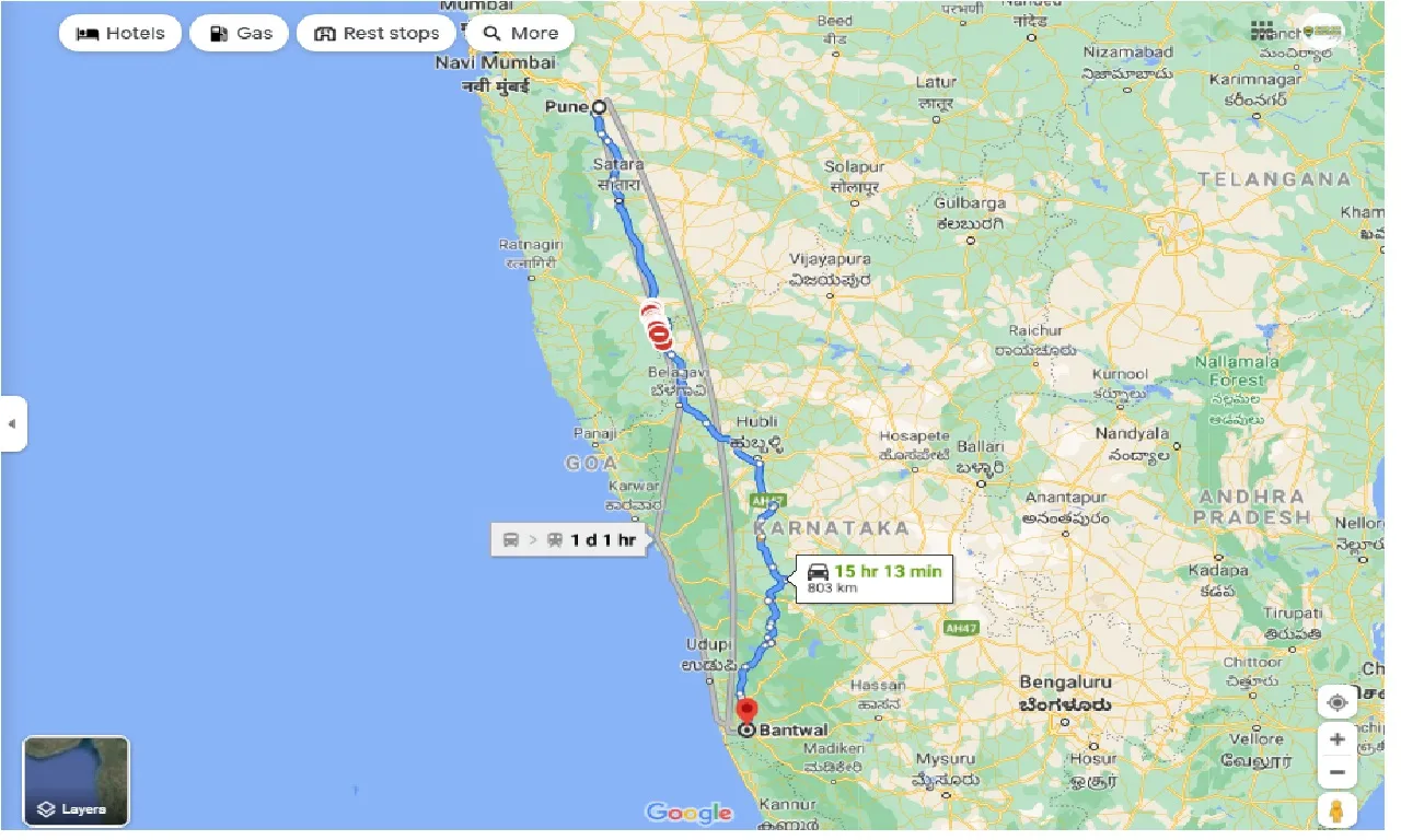 pune-to-bantval-round-trip