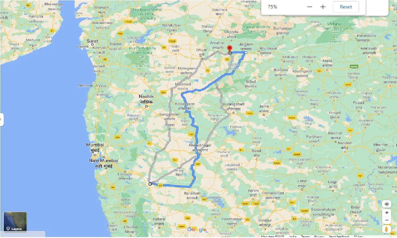 pune-to-dharangaon-round-trip